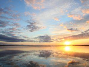 ウトナイ湖｜朝日